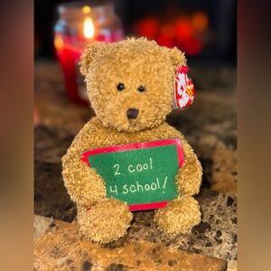 📚 TY Beanie Babies School Rocks Bear | 2006 | 2 Cool 4 School Plush